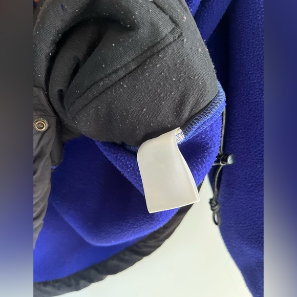 The North Face Classic Hooded Fleece Jacket Full Zip SnapsThumb Loops Unisex M - Picture 9 of 16